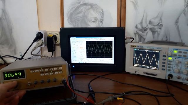 Первый осциллограф. SoundCard scope. смотреть онлайн