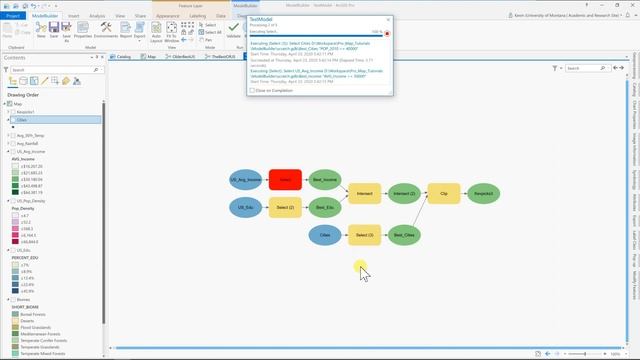 Model Builder Map Tutorial – Arc GIS Pro смотреть онлайн