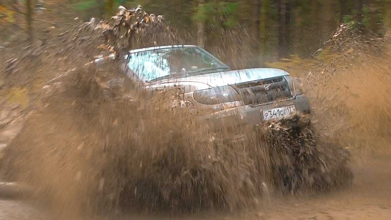 Уаз Патриот на максималках 2,5L Шнива на тракторах против Kia Sportage и Suzuki Jimny оффроад Заруба смотреть онлайн
