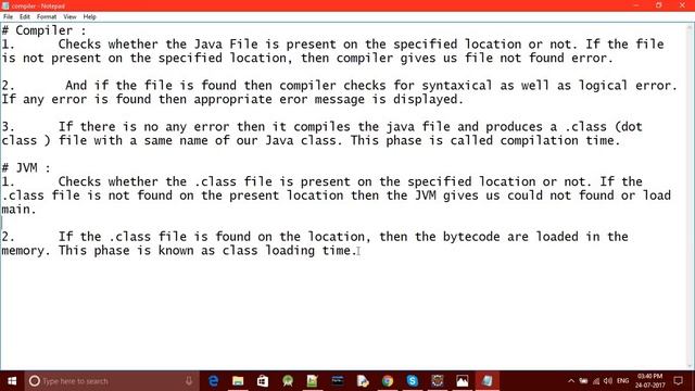 Working of Compiler and JVM in hindi смотреть онлайн