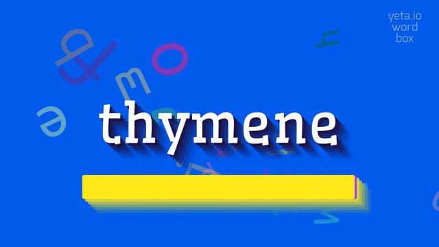 HOW TO PRONOUNCE THYMENE? #thymene смотреть онлайн