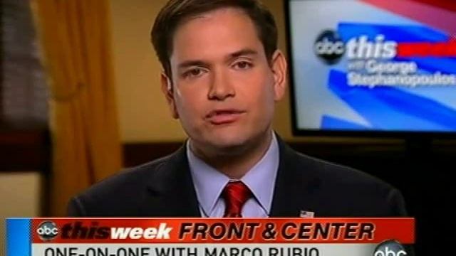 Marco On Conservative Immigration Reform (This Week)