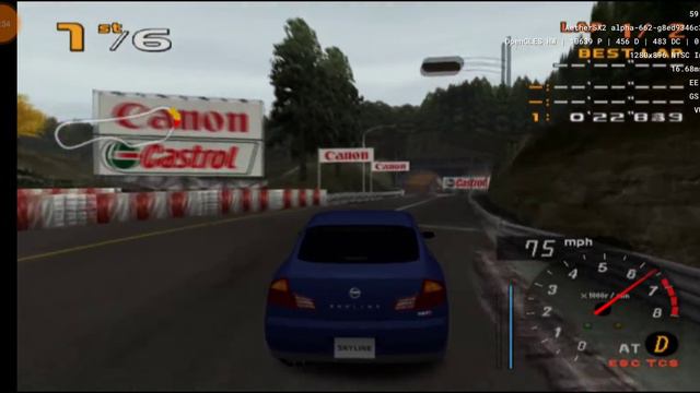 AetherSX2 Emulator, Enthusia Professional Racing, Gameplay on Poco F3. смотреть онлайн