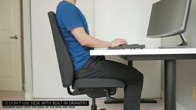 5 Ways You're Sitting Wrong at Your Desk - Computer Desk Setup Ergonomics смотреть онлайн