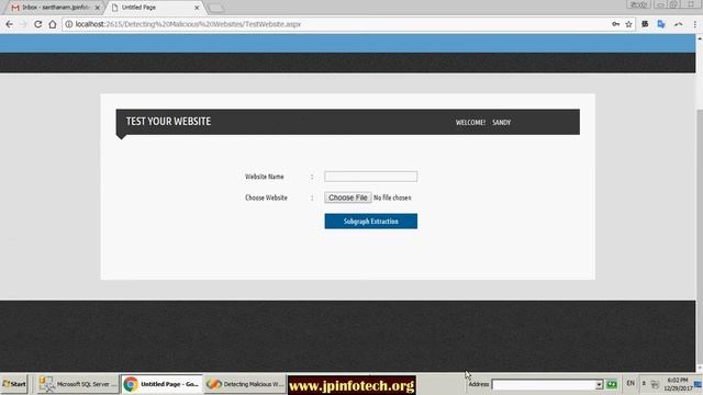 Detecting Malicious Websites | Asp.net, C#.net, Final Year Project смотреть онлайн