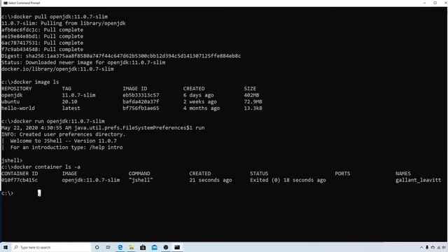 12 Docker Commands OpenJDK 11 Container смотреть онлайн