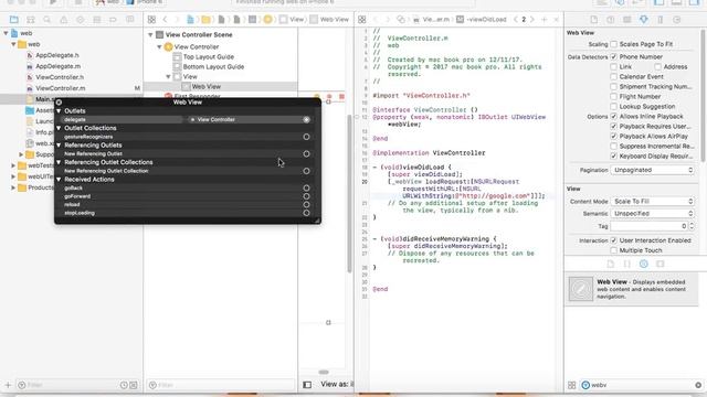 How to Make an App in iOS -Web View in iOS - Lesson 5 смотреть онлайн