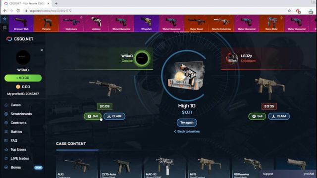 Counter-Strike Global Offensive 2019 №2 открытие кейсов и проверка сайта Open case глобальный обман смотреть онлайн