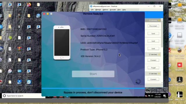IREMOVE TOOL MEID BYPASS CARRIER AND ICLOUD REMOTELY  IPHONE 8 PLUS