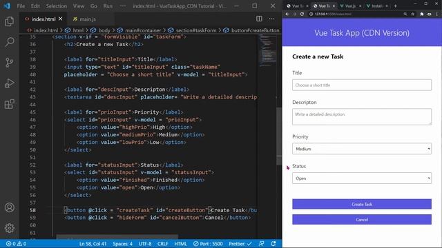 Einführung in das JavaScript-Framework Vue.js смотреть онлайн