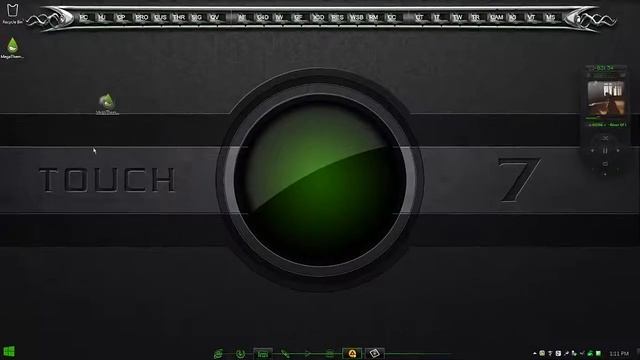 Megathemer Animated Flames Rainmeter... смотреть онлайн