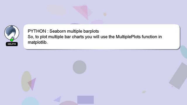 PYTHON : Seaborn multiple barplots смотреть онлайн