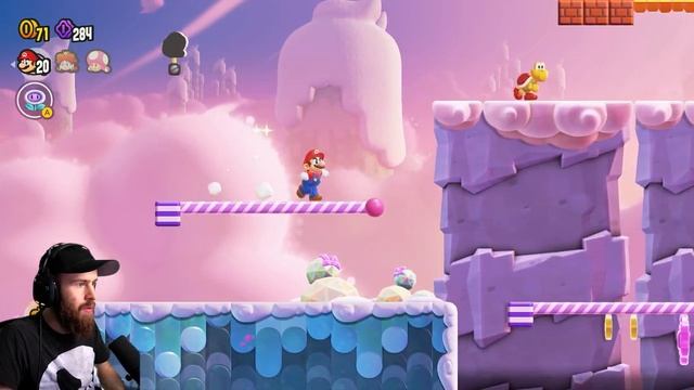 Fluff-Puff Peaks - Super Mario Bros Wonder Walkthrough (Part 2) смотреть онлайн