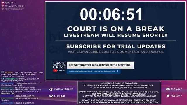 Суд Джонни Деппа и Эмбер Хёрд | Перевод | Показания Эмбер от 16.05 | Часть 1 смотреть онлайн