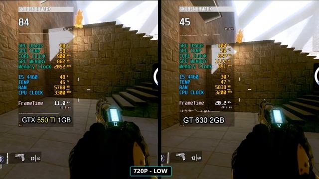 GTX 550 ti vs GT 630 | 10 games Test | How Big Difference? смотреть онлайн