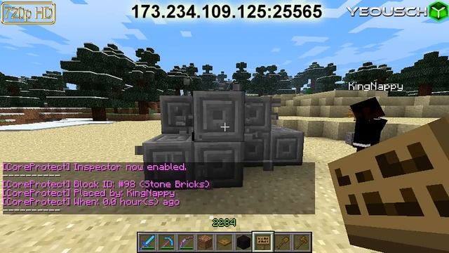 CountryCraft - Minecraft Tutorial: Core Protect Plug-In for Bukkit | How to fix "rollback" griefs смотреть онлайн