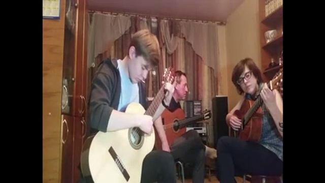 Гитарное трио "Алонзо" Испанский танец (Ориенталь) смотреть онлайн