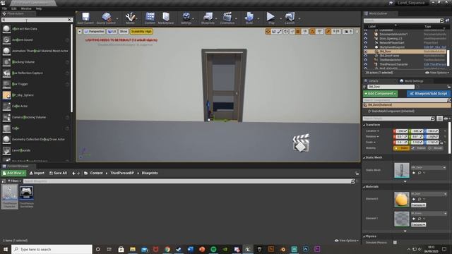 How To Use Level Sequence | New Matinee | Opening A Door (UPDATED) - Unreal Engine 4 Tutorial смотреть онлайн