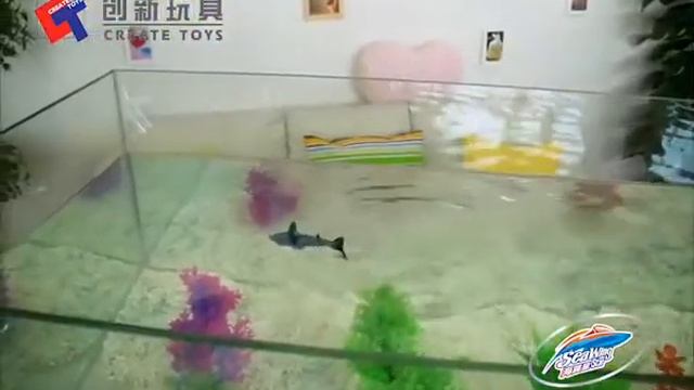 Радиоуправляемая рыбка-акула, водонепроницаемая в банке - 3310B смотреть онлайн