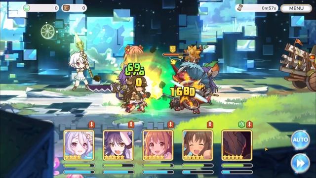 Princess connect Luna Tower 1-70EX mostly full auto. Луна Башня 1-70EX почти фул авто. смотреть онлайн