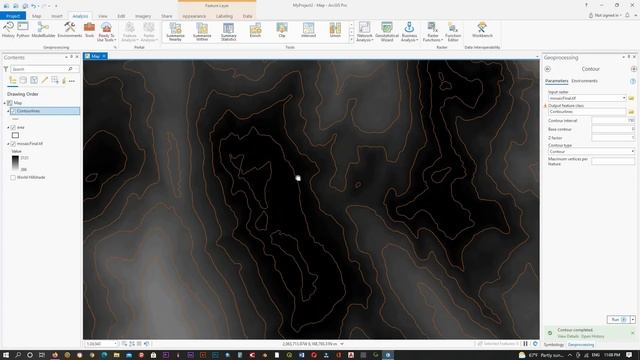 Smoothing Topographic contour lines in ArcGIS Pro смотреть онлайн