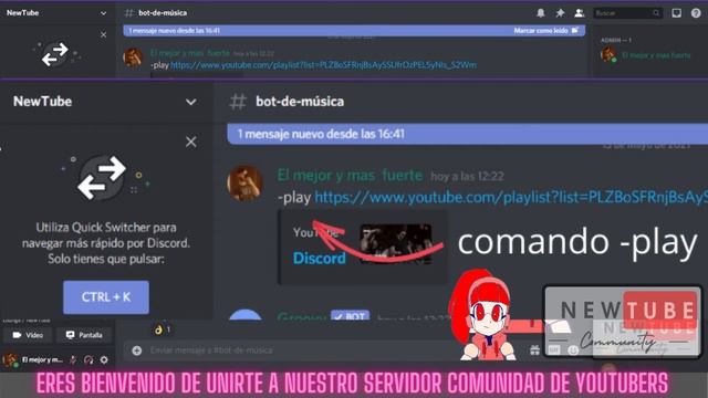 Guía para usar el bot de música Groovy de discord смотреть онлайн