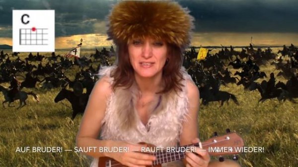 Чингисхан аккорды укулеле онлайн Dschingis Khan ukulele chords easy simple lyrics