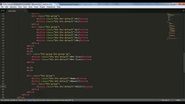 Bootstrap part 14 Button groups смотреть онлайн
