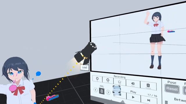 Creating a Cute Anime Girl Animation in VR using PlayAniMaker App for Oculus Quest 2 смотреть онлайн