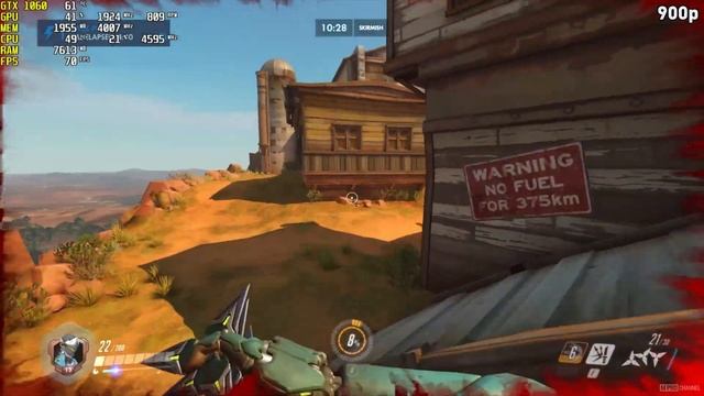 Overwatch GamePlay in GTX 1060 6GB [ Best Settings ] смотреть онлайн
