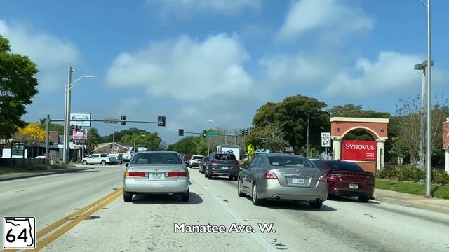 Bradenton - Florida - 4K Downtown Drive смотреть онлайн