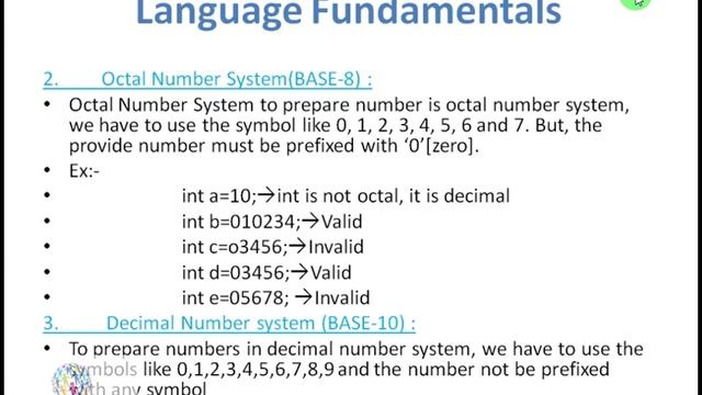 Language Fundamentals In Java смотреть онлайн