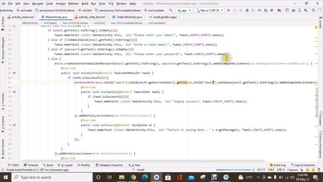 Android Studio Chat App using Firebase Database смотреть онлайн