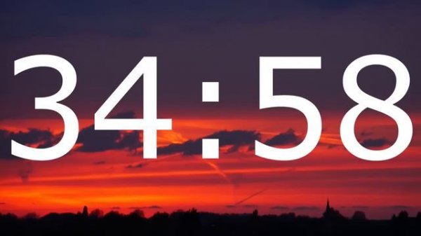 70 Minute Timer with Relaxing Music | 1 Hour 10 Minute Timer