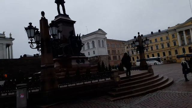 Senate Square, Helsinki, Finland/Сенатская площадь, Хельсинки, Финляндия смотреть онлайн