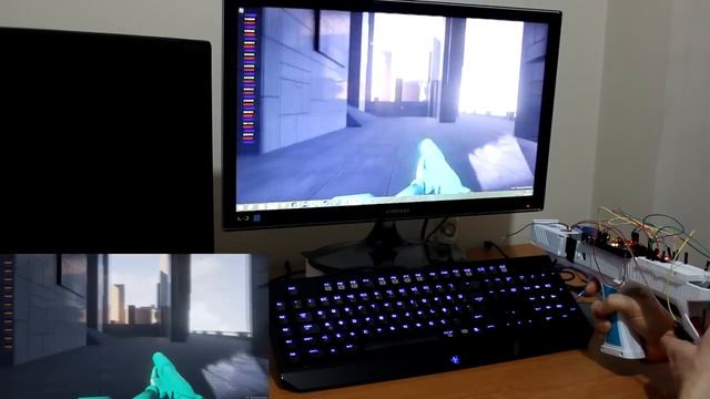 Unreal Engine - Custom Input Devices (Arduino Mega + MPU6050 + 4-Pins Joystick) смотреть онлайн