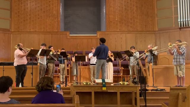 1812 Overture - Triangle Trombone Choir смотреть онлайн