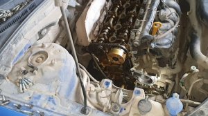 Hyundai i30 цепь грм. Замена звезды коленвала на горячую.