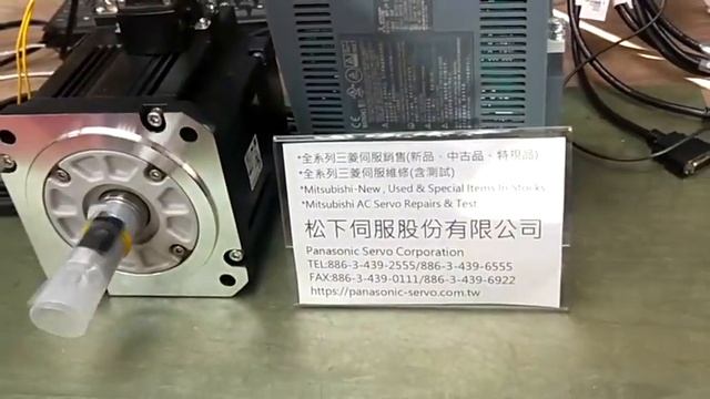 Mitsubishi MR-J4-200B測試影片(Working test for repair/used parts)-松下伺服 смотреть онлайн