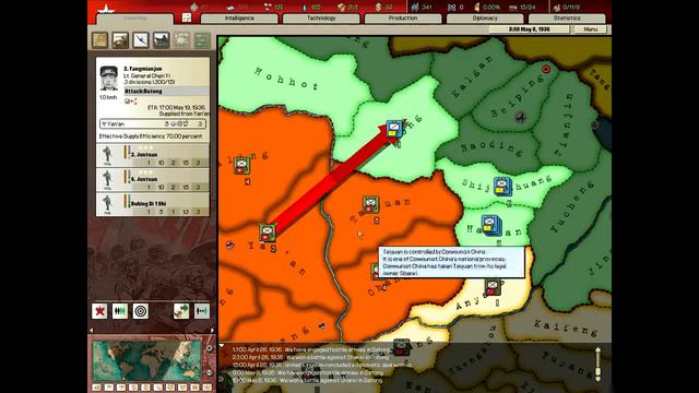 (TEST)Hearts of Iron 2 communist china part 2 смотреть онлайн