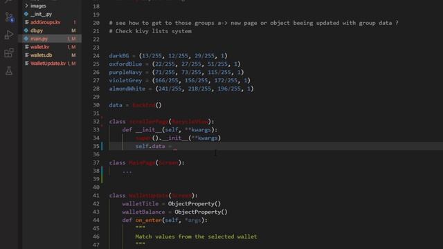 KIVY - Recycleview  - Scroll Through Widgets