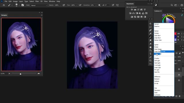 Illusionist | Painting Process | Photoshop CC? смотреть онлайн