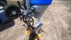ТЕЛЕЖКА ДЛЯ ЛОДОЧНОГО МОТОРА  как перевозить мотор в машине BOAT MOTOR CART