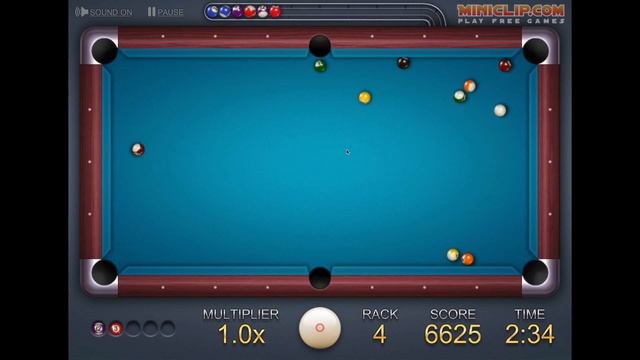 8 Ball Quick Fire Pool game (score 15325) смотреть онлайн