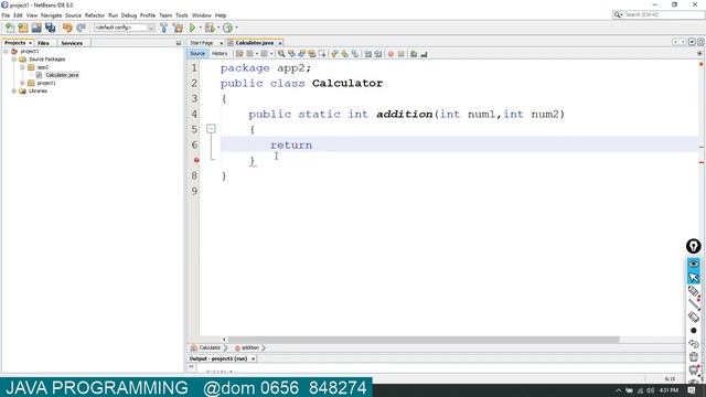 java programming return type method with parameter LECTURE 3 смотреть онлайн