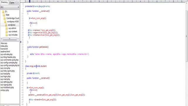 PHP-INHERITANCE WITH EXAMPLE смотреть онлайн