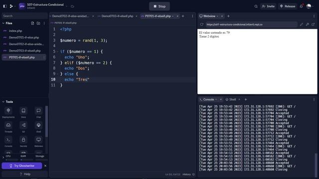 PHP Esenciales: 24 PROBLEMA Imprimir con echo el Valor en Letras de Cualquier Número Entre 1 y 3 смотреть онлайн