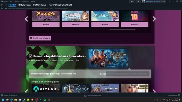 PREMIOS STEAM JUEGOS DEL AÑO 2023 смотреть онлайн