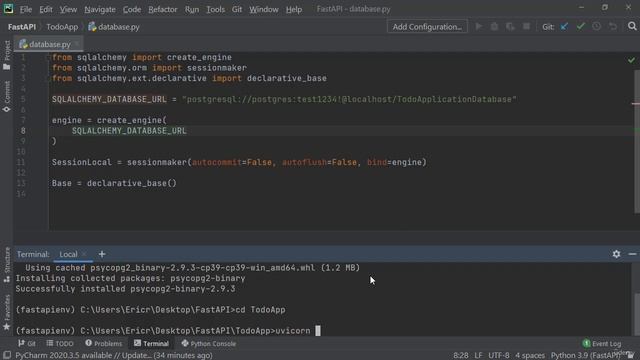 006 FastAPI Project PostgreSQL Connect to FastAPI смотреть онлайн