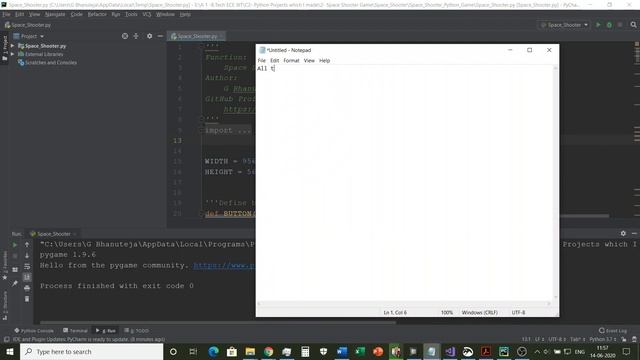 Game made using Python- Space Shooter смотреть онлайн